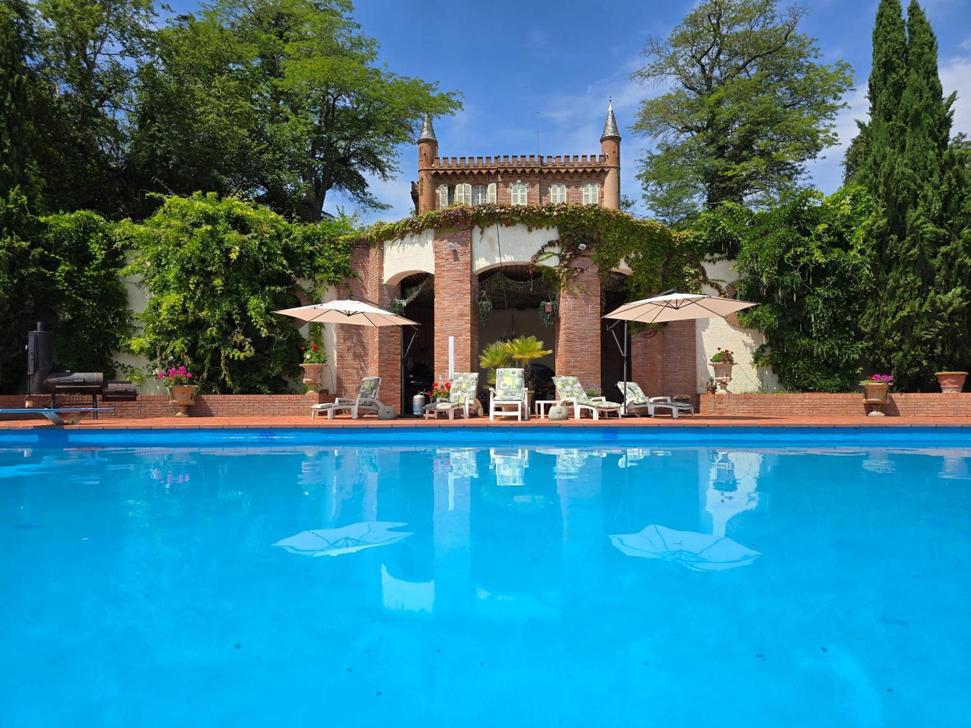 Chateau De Pys Guest House Latrape 外观 照片