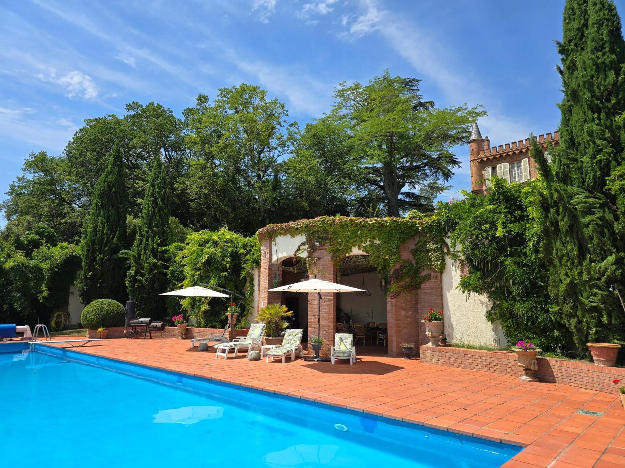 Chateau De Pys Guest House Latrape 外观 照片